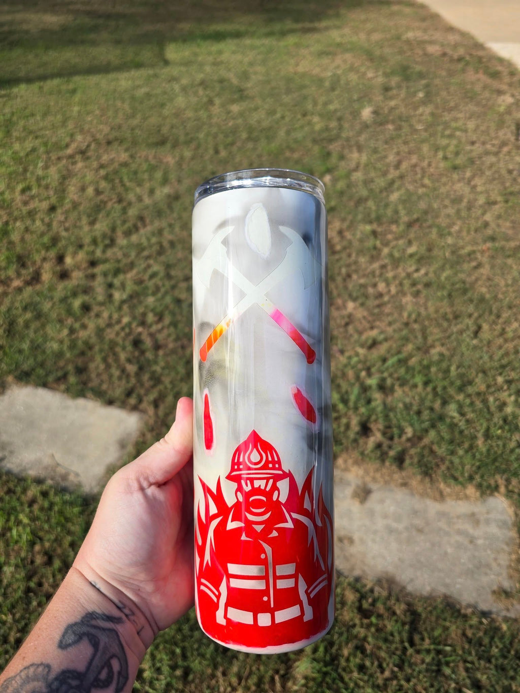 Fire Fighter Tumbler