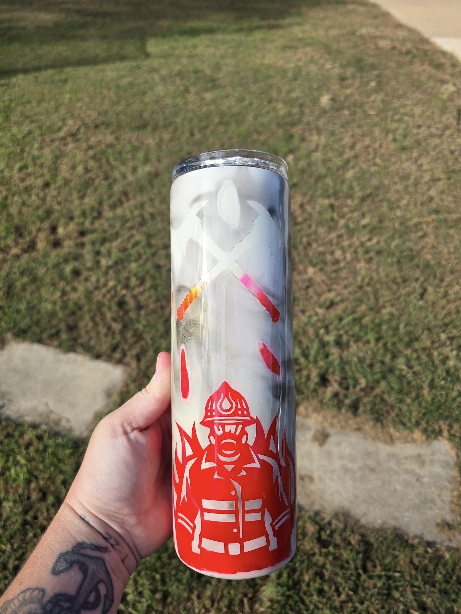 Fire Fighter Tumbler
