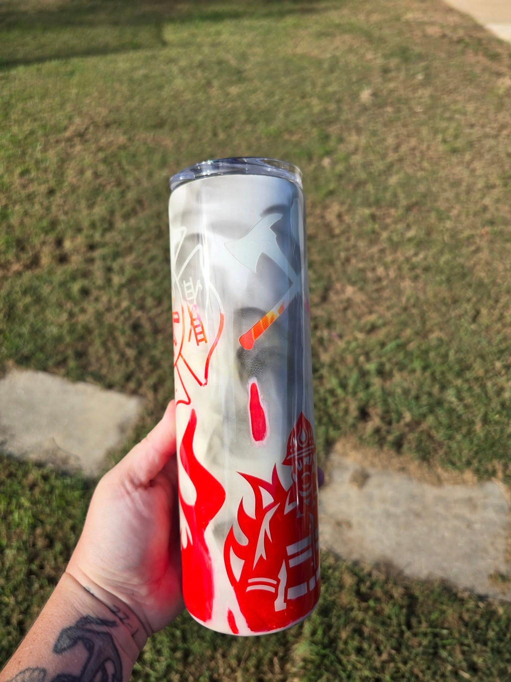 Fire Fighter Tumbler