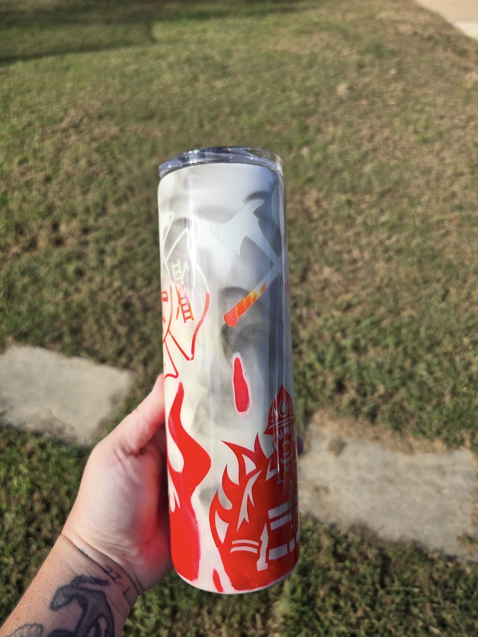 Fire Fighter Tumbler
